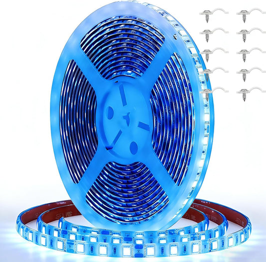 16.5FT Pontoon LED Light Strip, 12V Waterproof Marine Light for Interior and Deck, Night Fishing. Ideal for Pontoon and Fishing Boat